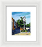 Main Street Wellesley Massachusetts - Framed Print