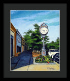 Main Street Wellesley Massachusetts - Framed Print