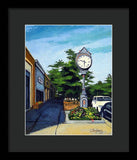 Main Street Wellesley Massachusetts - Framed Print
