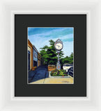 Main Street Wellesley Massachusetts - Framed Print