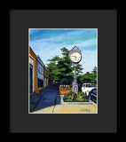 Main Street Wellesley Massachusetts - Framed Print