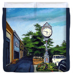 Main Street Wellesley Massachusetts - Duvet Cover