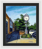 Main Street Wellesley Massachusetts - Framed Print