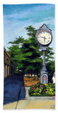 Main Street Wellesley Massachusetts - Beach Towel