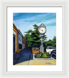 Main Street Wellesley Massachusetts - Framed Print