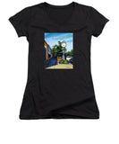Main Street Wellesley Massachusetts - Women's V-Neck
