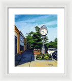 Main Street Wellesley Massachusetts - Framed Print