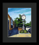 Main Street Wellesley Massachusetts - Framed Print