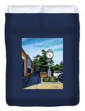 Main Street Wellesley Massachusetts - Duvet Cover