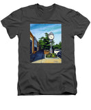 Main Street Wellesley Massachusetts - Men's V-Neck T-Shirt