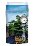 Main Street Wellesley Massachusetts - Duvet Cover