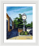 Main Street Wellesley Massachusetts - Framed Print