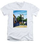 Main Street Wellesley Massachusetts - Men's V-Neck T-Shirt