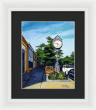 Main Street Wellesley Massachusetts - Framed Print