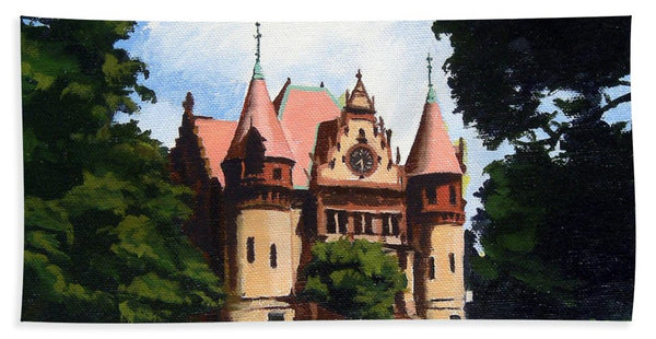 Town Hall Wellesley Massachusetts  - Bath Towel