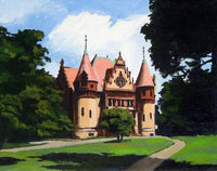 Town Hall Wellesley Massachusetts  - Art Print