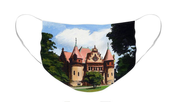 Town Hall Wellesley Massachusetts  - Face Mask