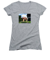 Town Hall Wellesley Massachusetts  - Women's V-Neck