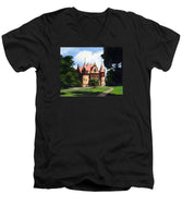 Town Hall Wellesley Massachusetts  - Men's V-Neck T-Shirt