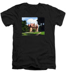 Town Hall Wellesley Massachusetts  - Men's V-Neck T-Shirt