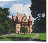 Town Hall Wellesley Massachusetts  - Wood Print