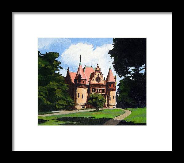 Town Hall Wellesley Massachusetts  - Framed Print
