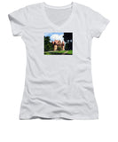 Town Hall Wellesley Massachusetts  - Women's V-Neck