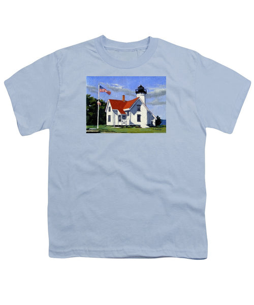 West Chop Lighthouse Martha's Vineyard Massachusetts - Youth T-Shirt