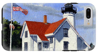 West Chop Lighthouse Martha's Vineyard Massachusetts - Phone Case