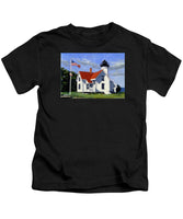 West Chop Lighthouse Martha's Vineyard Massachusetts - Kids T-Shirt