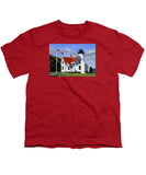 West Chop Lighthouse Martha's Vineyard Massachusetts - Youth T-Shirt