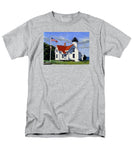 West Chop Lighthouse Martha's Vineyard Massachusetts - Men's T-Shirt  (Regular Fit)