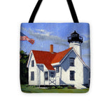 West Chop Lighthouse Martha's Vineyard Massachusetts - Tote Bag