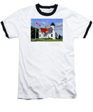 West Chop Lighthouse Martha's Vineyard Massachusetts - Baseball T-Shirt