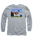 West Chop Lighthouse Martha's Vineyard Massachusetts - Long Sleeve T-Shirt