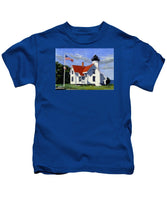 West Chop Lighthouse Martha's Vineyard Massachusetts - Kids T-Shirt