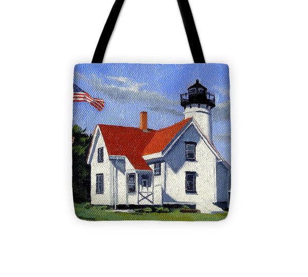 West Chop Lighthouse Martha's Vineyard Massachusetts - Tote Bag