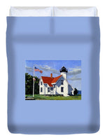 West Chop Lighthouse Martha's Vineyard Massachusetts - Duvet Cover