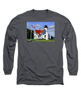 West Chop Lighthouse Martha's Vineyard Massachusetts - Long Sleeve T-Shirt