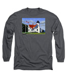 West Chop Lighthouse Martha's Vineyard Massachusetts - Long Sleeve T-Shirt