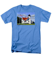 West Chop Lighthouse Martha's Vineyard Massachusetts - Men's T-Shirt  (Regular Fit)