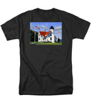 West Chop Lighthouse Martha's Vineyard Massachusetts - Men's T-Shirt  (Regular Fit)