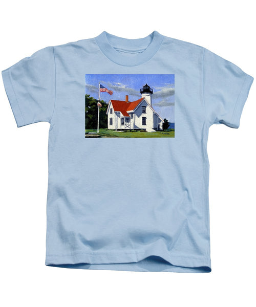 West Chop Lighthouse Martha's Vineyard Massachusetts - Kids T-Shirt