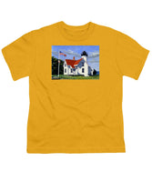 West Chop Lighthouse Martha's Vineyard Massachusetts - Youth T-Shirt