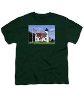 West Chop Lighthouse Martha's Vineyard Massachusetts - Youth T-Shirt