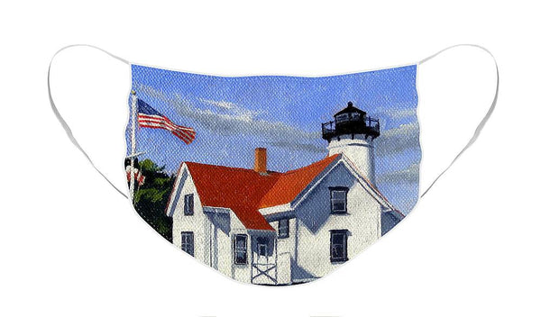 West Chop Lighthouse Martha's Vineyard Massachusetts - Face Mask