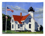 West Chop Lighthouse Martha's Vineyard Massachusetts - Blanket