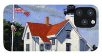 West Chop Lighthouse Martha's Vineyard Massachusetts - Phone Case