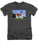 West Chop Lighthouse Martha's Vineyard Massachusetts - Men's V-Neck T-Shirt