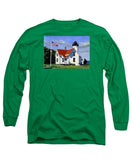 West Chop Lighthouse Martha's Vineyard Massachusetts - Long Sleeve T-Shirt